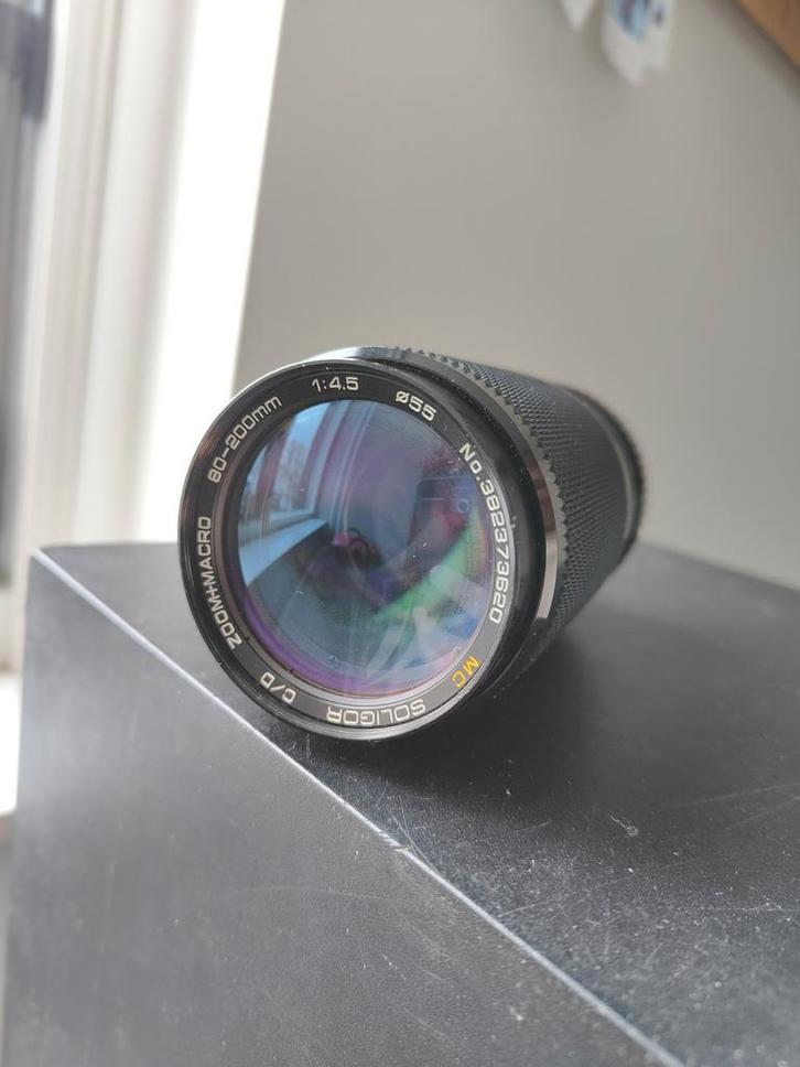 Nette Soligor 80-200mm Zoom Macro Lens, Audio, Tv en Foto, Fotografie | Lenzen en Objectieven, Gebruikt, Macrolens, Zoom, Ophalen of Verzenden