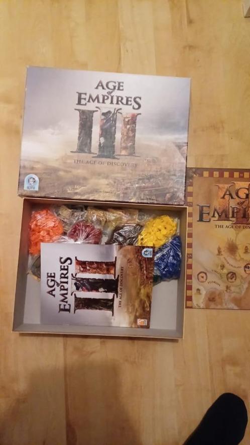 bordspel Age of Empires III The Age of Discovery uit 2007, Hobby en Vrije tijd, Gezelschapsspellen | Bordspellen, Nieuw, Een of twee spelers
