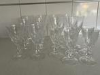 Echt kristallen glazen 19 stuks 🔴, Glas of Glazen, Ophalen of Verzenden, Overige stijlen, Glas