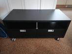 Tv kast - meubel mat zwart, Ophalen, Gebruikt, 25 tot 50 cm, Minder dan 100 cm