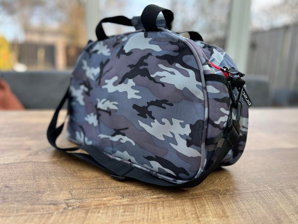 Brabo Hockeytas - Grijze Legerprint, Ophalen of Verzenden, Zo goed als nieuw, Tas