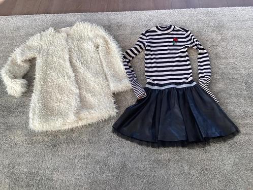 Meisjeskleding pakket merkkleding jurk rok jas Looxs 158 164, Kinderen en Baby's, Kinderkleding | Kinder-kledingpakketten, Zo goed als nieuw