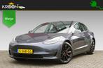 Tesla Model 3 Long Range AWD 75kWh Autopilot (bj 2019), Auto's, Tesla, Stoelverwarming, Zilver of Grijs, Hatchback, Model 3