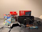 Nintendo Switch 2 + Pro Controller + 2 spellen, Spelcomputers en Games, Spelcomputers | Nintendo Switch, Met games, Met 2 controllers