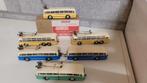 EHEIM Trolleybus - Set van 5 + 1x met aanhangwagen, Overige merken, Gebruikt, 1:50 of kleiner, Auto