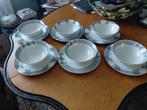6 soepkommen met schotels, Ophalen of Verzenden, Zo goed als nieuw, Overige stijlen, Kop(pen) en/of Schotel(s)
