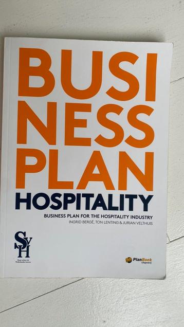 Business plan for the hospitality industry