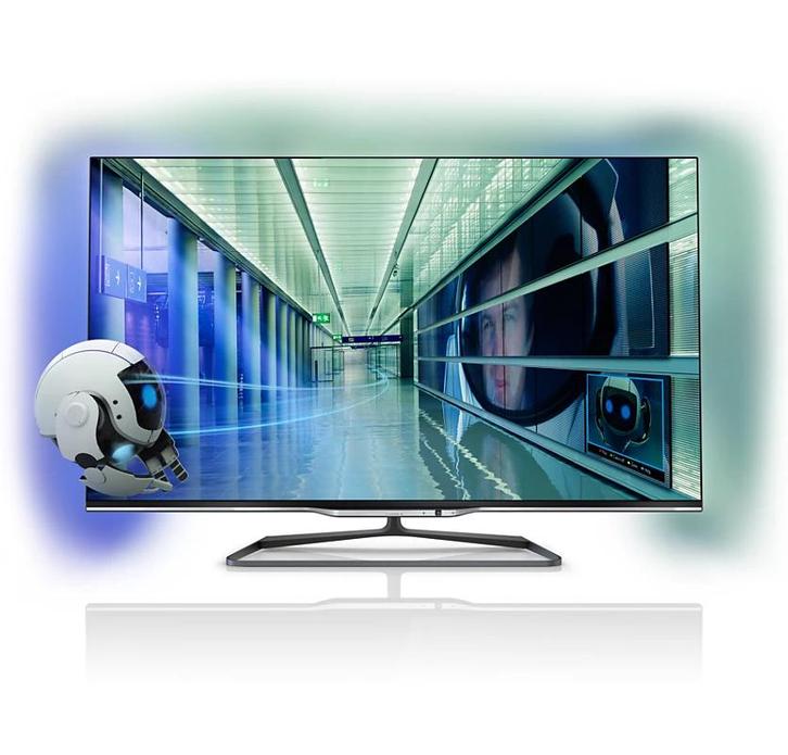 Philips 47PFL7008k/12 - Slanke 3D Smart LED TV, Audio, Tv en Foto, Televisies, Gebruikt, LED, 100 cm of meer, Full HD (1080p)