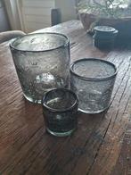 Puur Wonen Smokey Gray Windlichten Set, Ophalen, Zo goed als nieuw