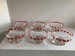 Fruitschaaltjes glas vintage, Ophalen of Verzenden, Huis en Inrichting
