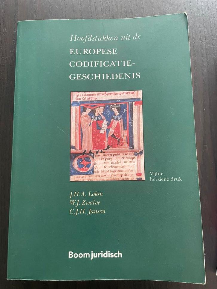 Hoofdstukken uit de Europese Codificatiegeschiedenis, Boeken, Wetenschap, Zo goed als nieuw, Ophalen of Verzenden