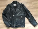 Zwart lederen OSX jack nieuw maat M brando jacket perfecto, Ophalen of Verzenden, Tweedehands, Heren, Jas | leer