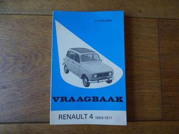 Renault 4 Vraagbaak Werkplaatshandboek Nederlands 1969-1977 beschikbaar voor biedingen