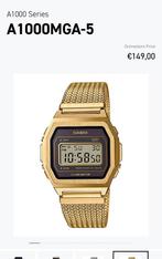 Casio vintage A1000 Series, Sieraden, Tassen en Uiterlijk, Horloges | Heren, Casio, Staal, Ophalen of Verzenden, Staal