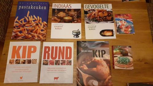 Diverse kookboeken Kip - Rund - Pasta - Indiaas - Italiaans, Boeken, Kookboeken, Zo goed als nieuw, Ophalen of Verzenden
