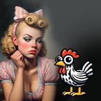 Kunsthandel Gennep - "Het Meisje En De Kip", Verzenden