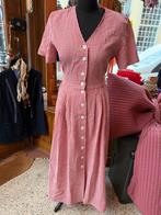Vintage rode geruite jurk - Maat 38, Kleding | Dames, Ophalen of Verzenden, Zo goed als nieuw, Rood, Overige typen