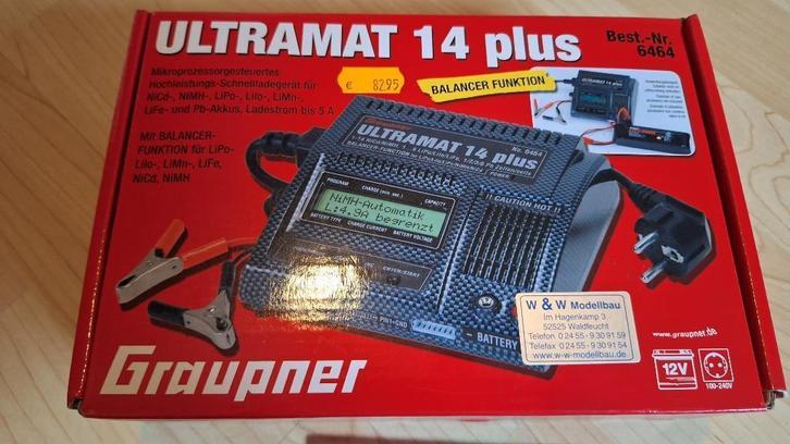 Graupner RC lipo acculader nieuw, Hobby en Vrije tijd, Modelbouw | Vliegtuigen en Helikopters, Nieuw, 1:72 tot 1:144, Overige merken