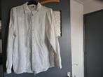 Witte blouse met bloemen - Maat XXL, Kleding | Dames, Blouses en Tunieken, Wit, Maat 46/48 (XL) of groter, Ophalen of Verzenden