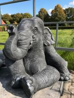‼️XL Olifant 125kg Olifanten Olifantengroep Stenen beeld‼️, Ophalen of Verzenden, Nieuw, Beton, Dierenbeeld