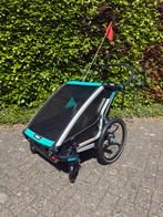 Thule Chariot Lite 2 Fietskar voor 2 personen, Fietsen en Brommers, Minder dan 20 kg, Opvouwbaar, Ophalen of Verzenden, Zo goed als nieuw