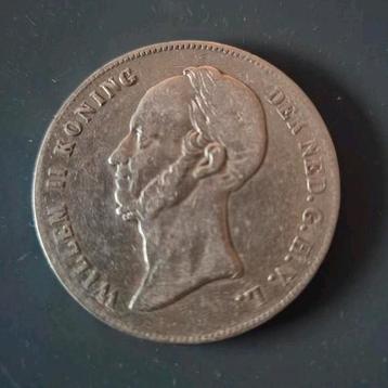 Zilveren 2½ Gulden Willem II 1848 beschikbaar voor biedingen