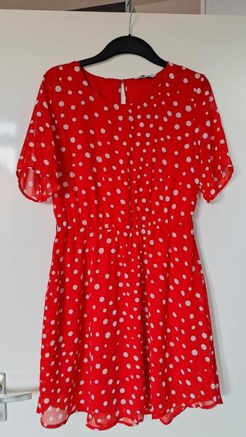 Rode polkadot jurk maat 38 beschikbaar voor biedingen
