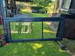 hardhouten openslaande tuindeuren, 80 tot 100 cm, Ophalen of Verzenden, 200 tot 215 cm, Glas