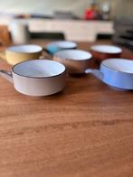 Design - Vintage - keramiek 6 kommen Atelier 't Vuur Soest, Huis en Inrichting, Keuken | Servies, Ophalen, Zo goed als nieuw, Kom(men)