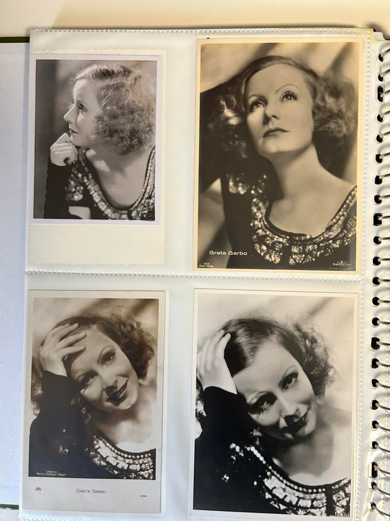 Greta Garbo Ansichtkaarten Collectie, Verzamelen, Muziek, Artiesten en Beroemdheden, Ophalen of Verzenden