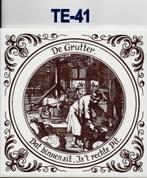 Te41 Tegeltje De Grutter ( Kruidenier ), Ophalen of Verzenden, Zo goed als nieuw