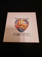 Houten puzzel slapende giraf, Ophalen, Minder dan 500 stukjes, Zo goed als nieuw, Legpuzzel