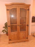 Mexicaans grenen vitrinekast, Ophalen, 25 tot 50 cm, 50 tot 100 cm, 150 tot 200 cm