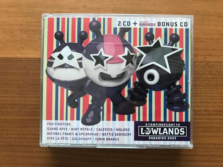 A Campingflight to Lowlands Paradise 2003 (3 CD), Cd's en Dvd's, Cd's | Rock, Nieuw in verpakking, Poprock, Ophalen of Verzenden