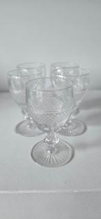 5 glaasjes van kristal, Ophalen of Verzenden