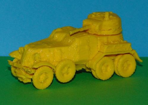Sovjet BA-10 pantserwagen - 3D-print in diverse schalen, Hobby en Vrije tijd, Wargaming, Nieuw, Historisch, Toebehoren, Verzenden