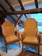 Twee rieten stoelen - €10 per stuk, Tuin en Terras, Tuinstoelen, Ophalen of Verzenden
