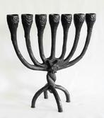 Kandelaar Menorah(?), Huis en Inrichting, 25 tot 50 cm, Zwart, Ophalen of Verzenden, Zo goed als nieuw