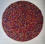 Handgemaakt kleed vilt Nepal, Huis en Inrichting, Ophalen, Gebruikt, Rond, 100 tot 150 cm