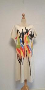 jurk Lizzy & Coco, Kleding | Dames, Jurken, Verzenden, Wit, Maat 46/48 (XL) of groter, Knielengte