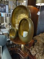 Windlicht Ei, Huis en Inrichting, Woonaccessoires | Kandelaars en Kaarsen, Verspuy Interieur, IJmuiden, Ophalen of Verzenden, Metaal