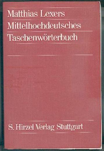 Mittelhochdeutsches Taschenwörterbuch (middelhoogduits) beschikbaar voor biedingen