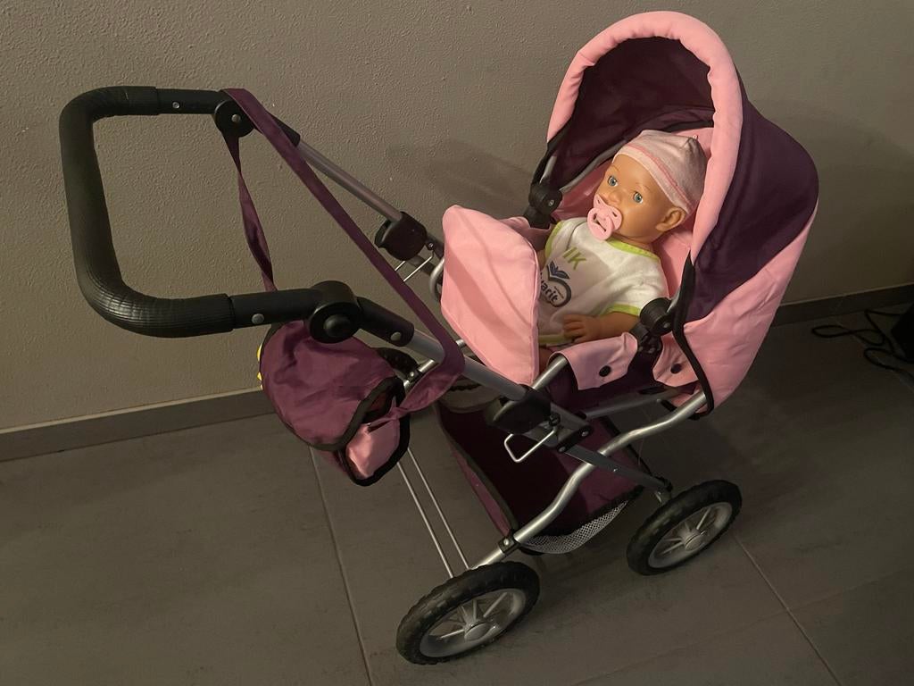 Kinderwagen, baby en babybedje, Ophalen of Verzenden, Gebruikt, Babypop