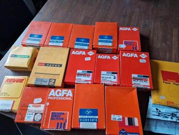 Diverse Vintage agfa fotopapier beschikbaar voor biedingen