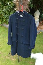 Vintage winterjas Leidse Zeeduffel jas/ Jopper/ houtje touwt, Maat 52/54 (L), Ophalen of Verzenden, Gedragen, Blauw