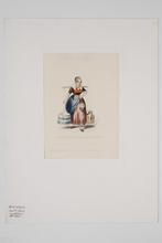 Melkmeisje uit de omgeving van Amsterdam - Gravure 1850-1863, Antiek en Kunst, Verzenden