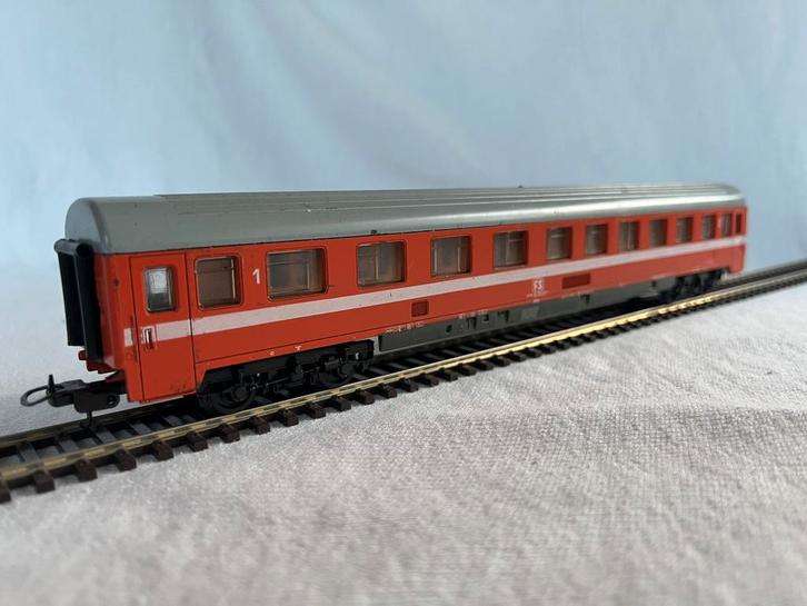 Lima FS Italia rijtuig, Hobby en Vrije tijd, Modeltreinen | H0, Gebruikt, Wagon, Gelijkstroom, Lima, Ophalen of Verzenden