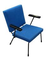 Vintage Set van twee Gispen 1401 fauteuils W Rietveld Design, Gebruikt, Metaal, 50 tot 75 cm, Vintage