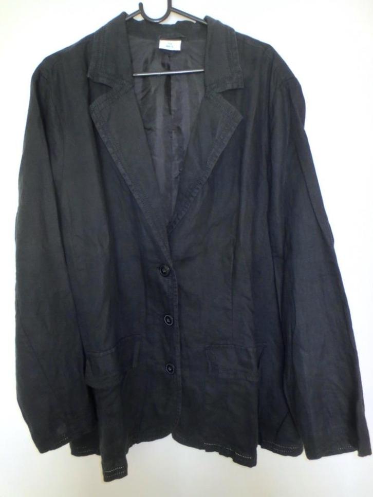 Linnen jasje en div. tops maat 48/50/52 M&S mode, Kleding | Dames, Grote Maten, Nieuw, Jasje of Colbert, Zwart, Ophalen of Verzenden
