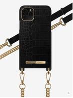 Necklace Set Jet Black Croco Iphone 11 Pro (IDEAL OF SWEDEN), Ophalen of Verzenden, Nieuw, IPhone 11, Hoesje of Tasje